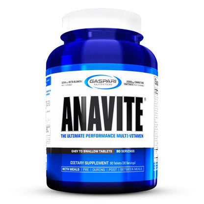 Gaspari Nutrition Anavite – Sports Multi-Vitamin with Amino Acids, Beta-Alanine & L-Carnitine (180 Tablets)