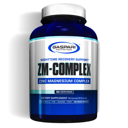 Gaspari ZM-Complex: Nighttime Recovery & Sleep Support – Zinc, Magnesium, Vitamin B6 (90 Capsules)
