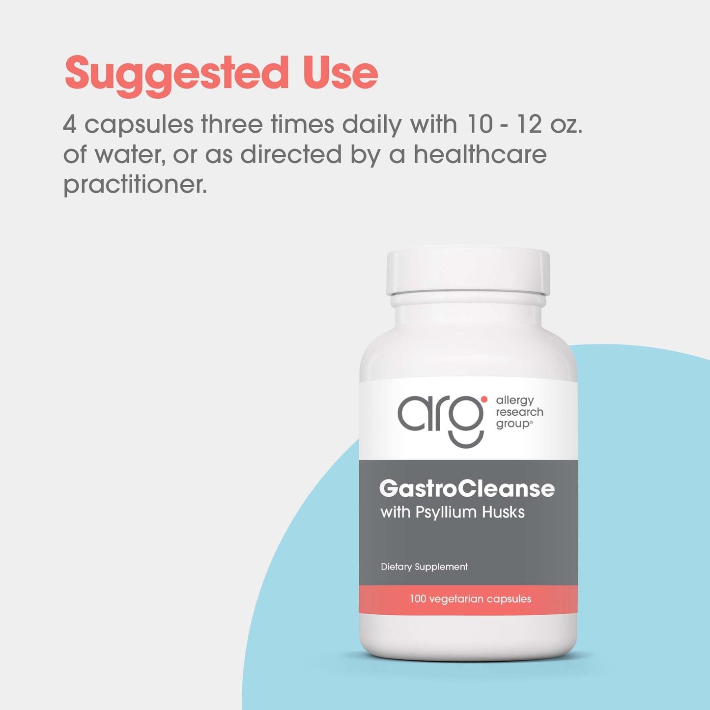 Allergy Research Group Gastro Cleanse – Digestive Support & Detox 100 Count