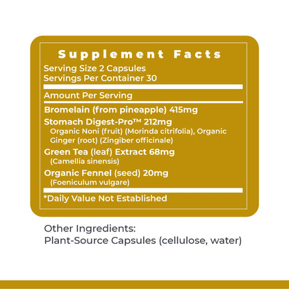 GastroVen by Premier Research Labs | Digestive Enzymes & Gut Health Supplement - 60 Capsules