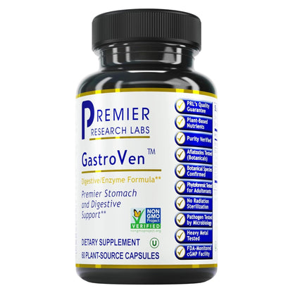 GastroVen by Premier Research Labs | Digestive Enzymes & Gut Health Supplement - 60 Capsules