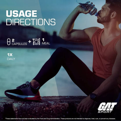 GAT SPORT Men’s Multi + Test – Premium Multivitamin Tablets (60 Count)