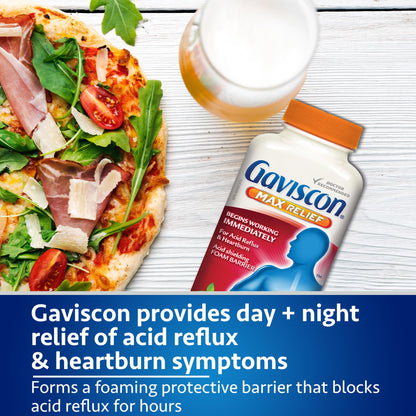 Gaviscon Max Berry Tablet, 50 Count | Heartburn & Reflux Relief