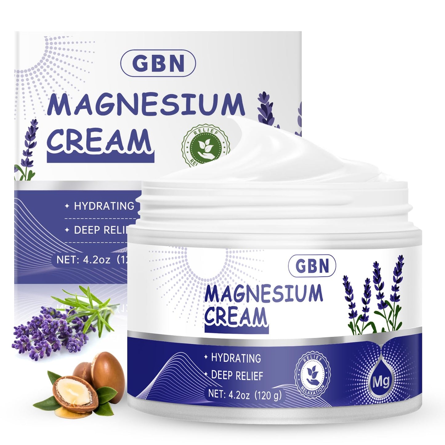 GBN Magnesium Cream – Hydrating Sleep Lotion with Lavender