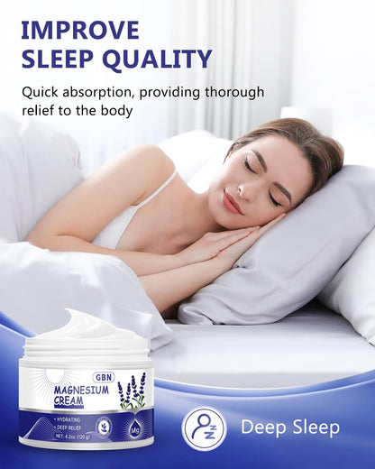 GBN Magnesium Cream – Hydrating Sleep Lotion with Lavender