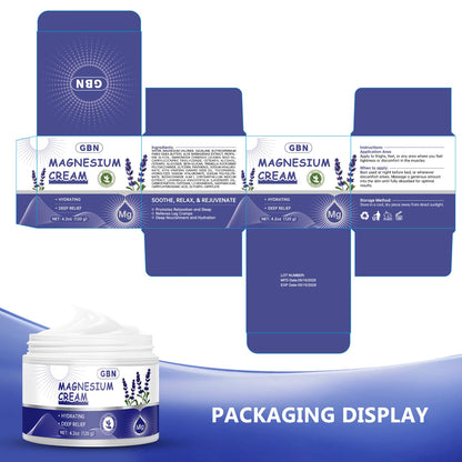 GBN Magnesium Cream – Hydrating Sleep Lotion with Lavender