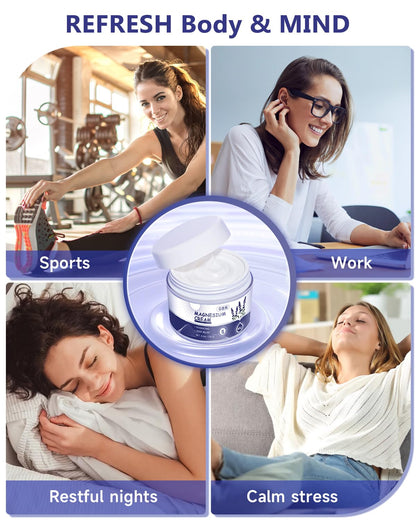 GBN Magnesium Cream – Hydrating Sleep Lotion with Lavender