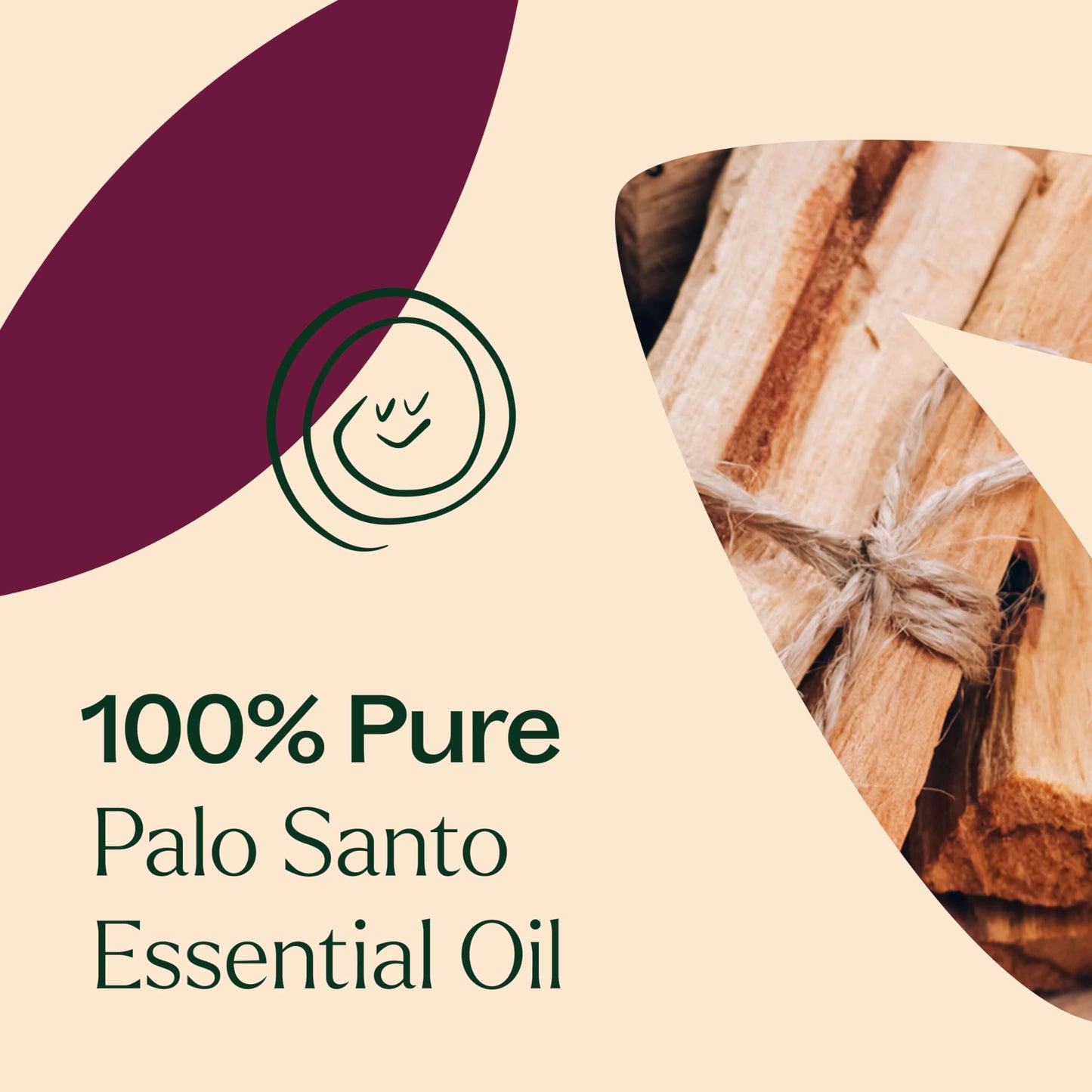 Plant Therapy Palo Santo Essential Oil 5 mL – 100% Pure, Undiluted, Therapeutic Grade