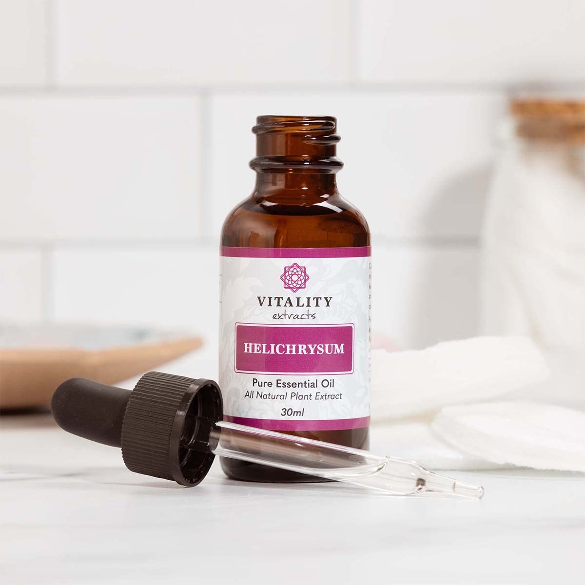 Vitality Extracts Helichrysum Essential Oil 30ml | Skin Care, Aromatherapy & Stress Relief