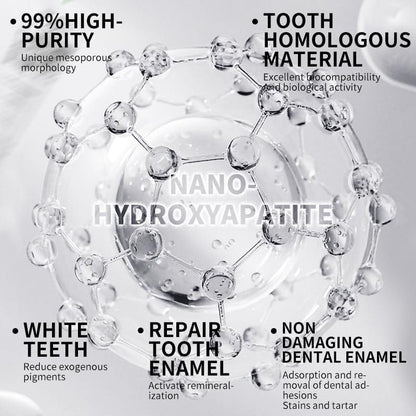 GEELIKE Nano Hydroxyapatite Toothpaste 7.5% nHAP – Enamel Strengthening, Fluoride-Free, Peppermint, 4.23 oz