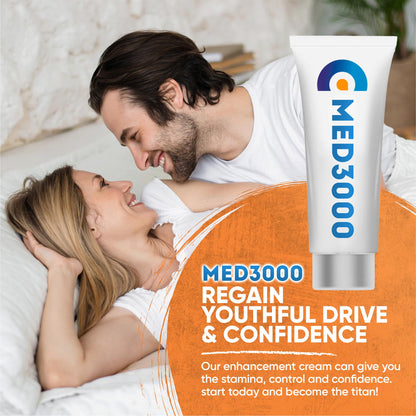 Gel Med3000 for Men - Powerful Testosterone Booster and Blood Flow Enhancer