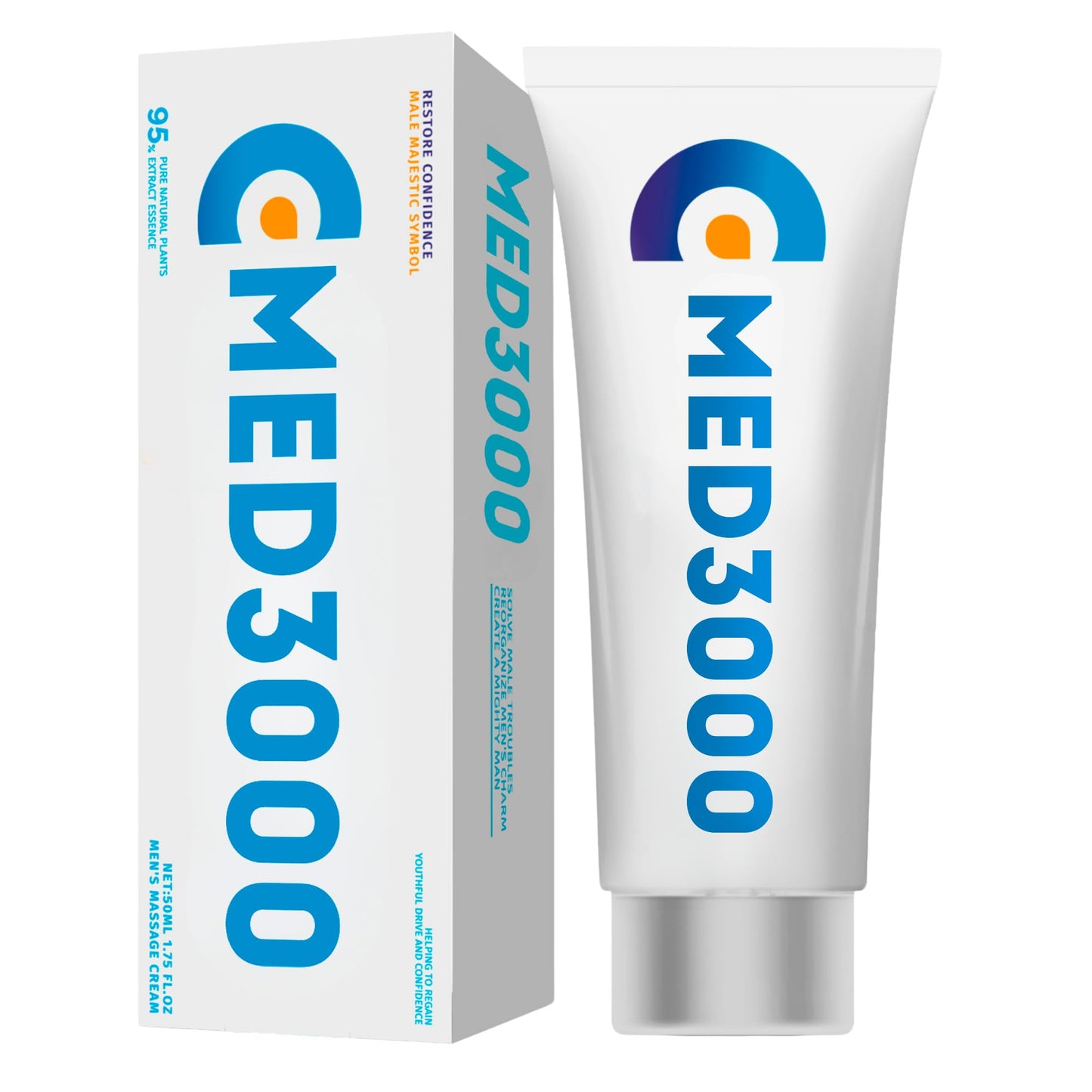 Gel Med3000 for Men - Powerful Testosterone Booster and Blood Flow Enhancer
