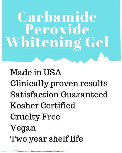 White Teeth Global 10 Syringes (3ml) - New Strongest 44% Carbamide Peroxide Teeth Whitening Gel (Mouth Trays NOT Included)