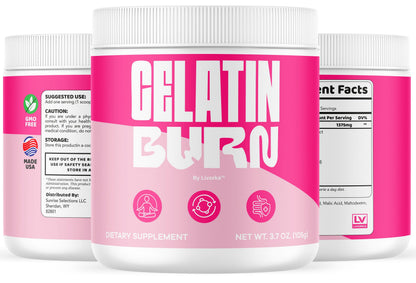 GelatinBurn Powder – Premium All-Natural Daily Formula, 60 Servings