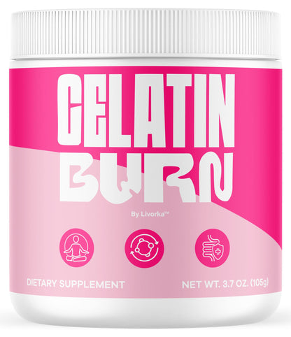 GelatinBurn Powder – Premium All-Natural Daily Formula, 60 Servings