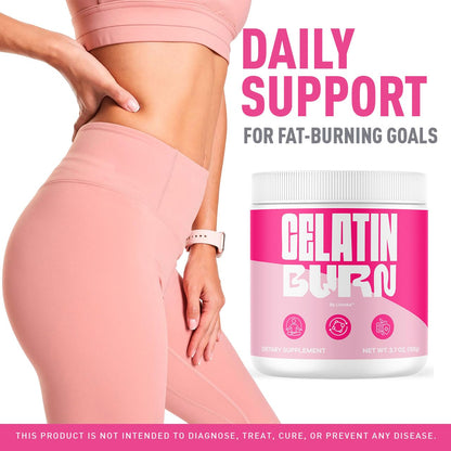 GelatinBurn Powder – Premium All-Natural Daily Formula, 60 Servings