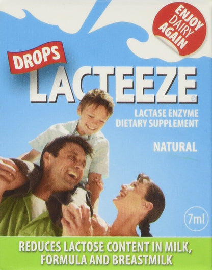 Gelda Scientific Lacteeze Drops 7 ml – Lactase Enzyme Drops for Digestive Support