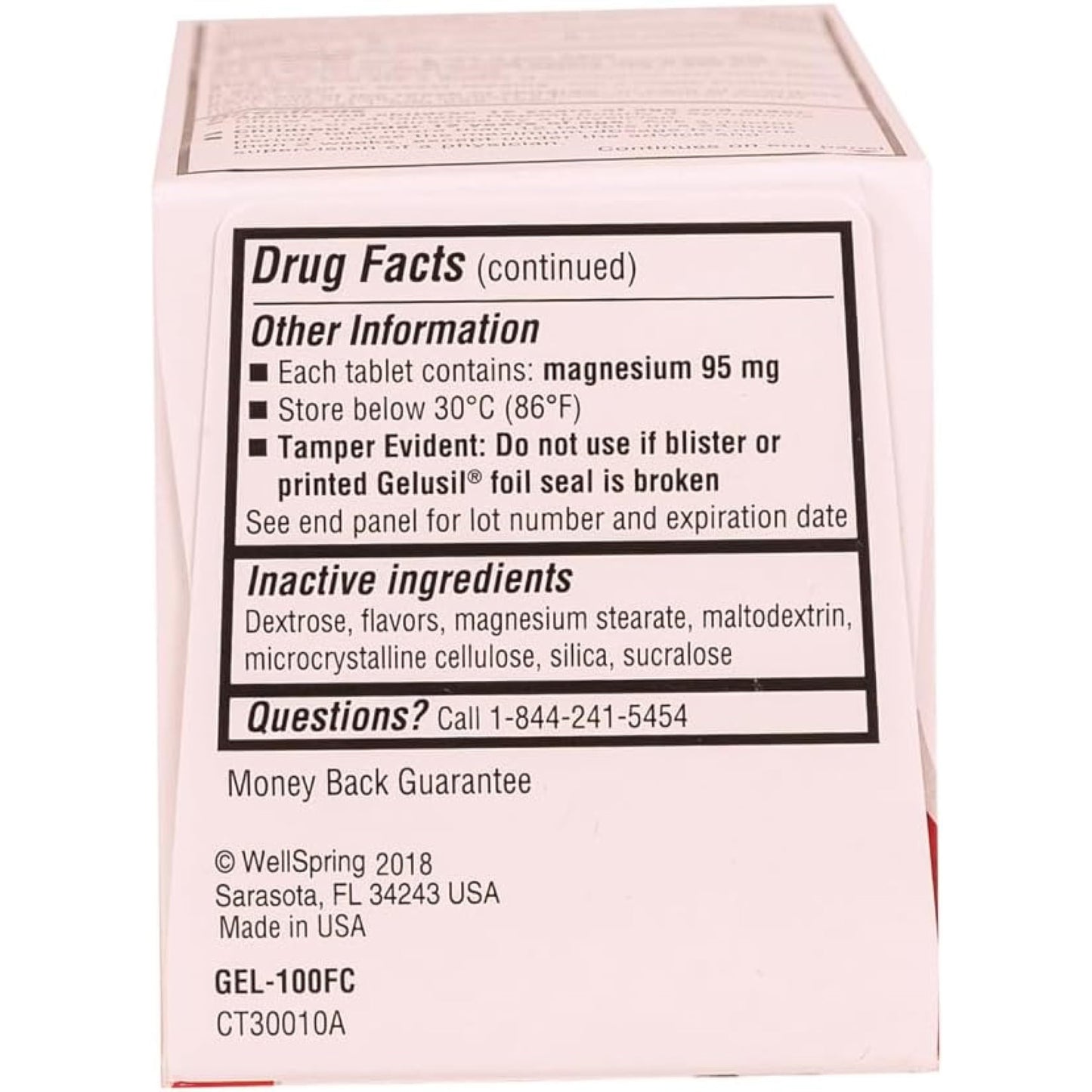Gelusil Antacid & Anti-Gas Tablets | Heartburn Relief, Gas & Bloating | Cool Mint 100ct