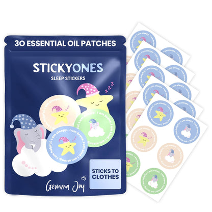 Gemma Joy StickyOnes Sleep Patches for Kids – Melatonin-Free (30 Pack)