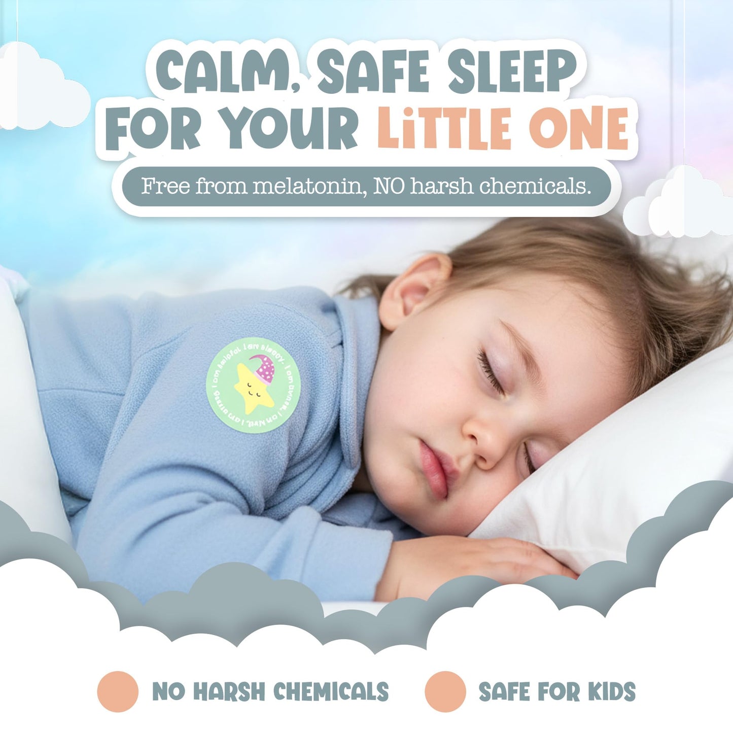 Gemma Joy StickyOnes Sleep Patches for Kids – Melatonin-Free (30 Pack)
