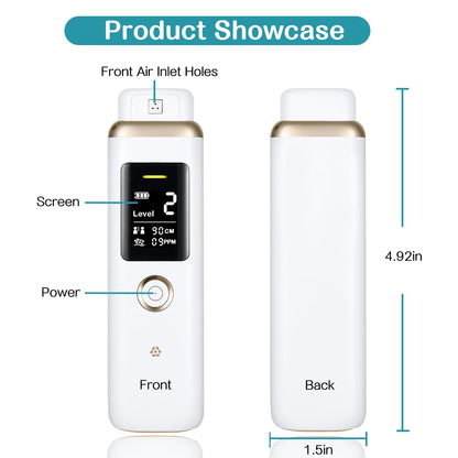 Gemusve Smart Oral Odor Freshening Rate Detector – Portable Real-Time Breath Monitor