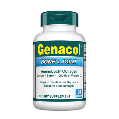 Genacol Bone & Joint – Calcium, Vitamin D3, Boron, Ultra-Hydrolyzed Collagen | 90 Capsules