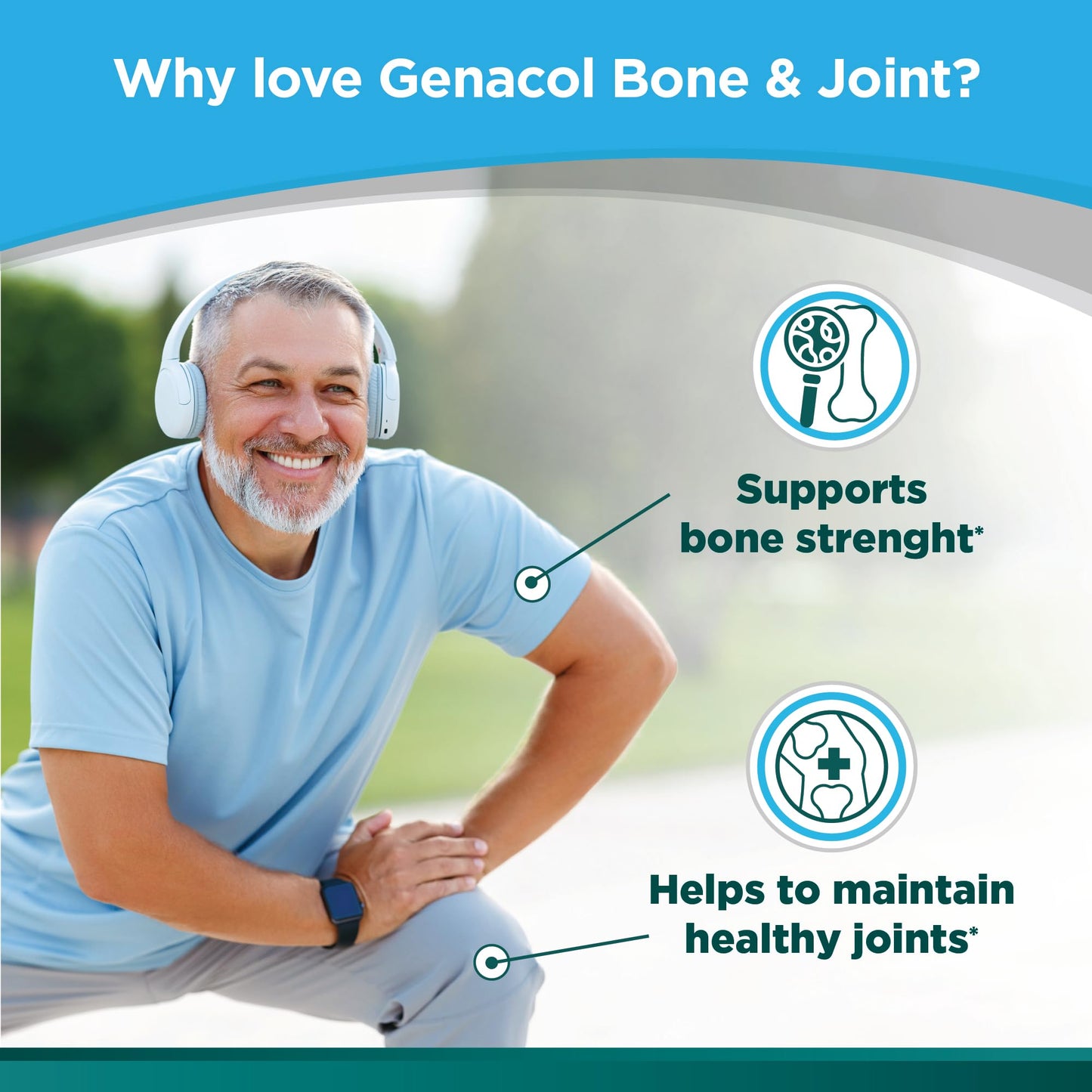 Genacol Bone & Joint – Calcium, Vitamin D3, Boron, Ultra-Hydrolyzed Collagen | 90 Capsules