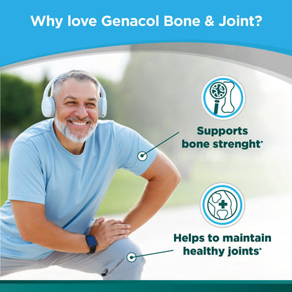 Genacol Bone & Joint – Calcium, Vitamin D3, Boron, Ultra-Hydrolyzed Collagen | 90 Capsules