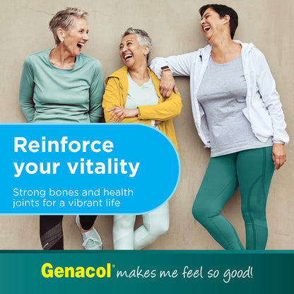 Genacol Bone & Joint – Calcium, Vitamin D3, Boron, Ultra-Hydrolyzed Collagen | 90 Capsules