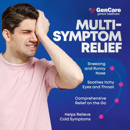 GenCare Allergy Relief Medicine – Bulk 1000 Count | Diphenhydramine 25mg for Adults