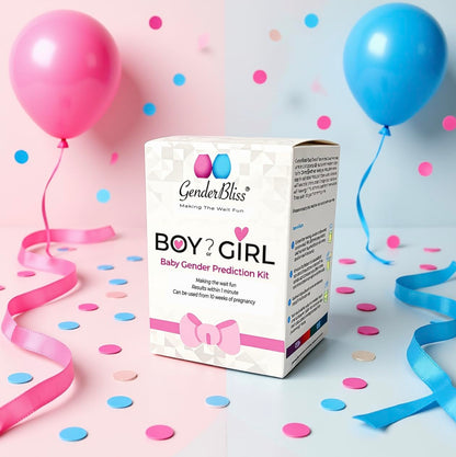 GenderBliss® Early Gender Prediction Test Kit - Home Gender Reveal at 10 Weeks