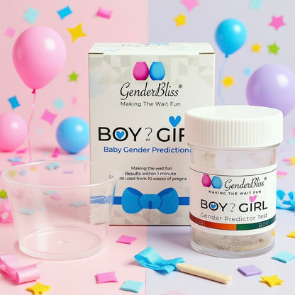 GenderBliss® Early Gender Prediction Test Kit - Home Gender Reveal at 10 Weeks