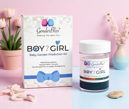 GenderBliss® Early Gender Prediction Test Kit - Home Gender Reveal at 10 Weeks