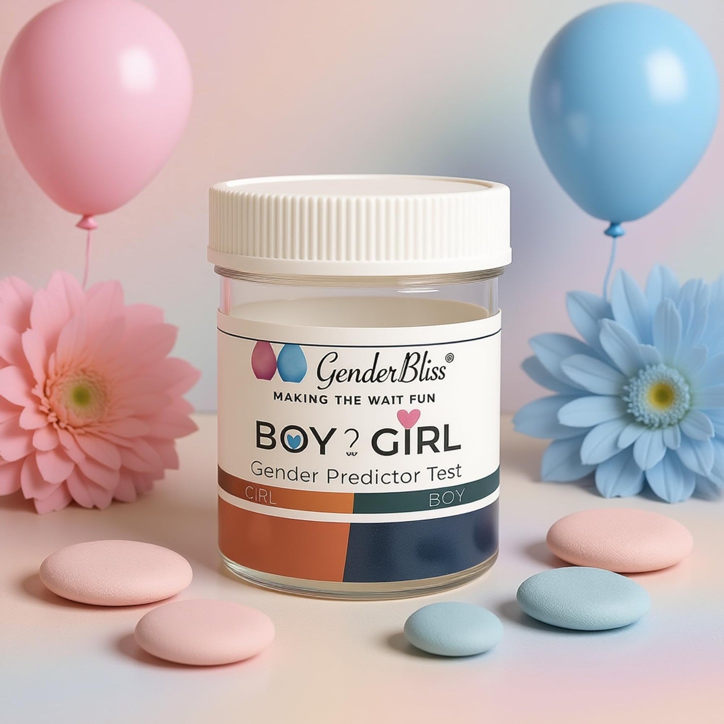 GenderBliss® Early Gender Prediction Test Kit - Home Gender Reveal at 10 Weeks