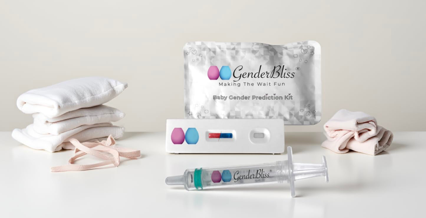 GenderBliss Early Gender Prediction Kit – 5+ Weeks, Instant 1-Minute Results, Non-Invasive