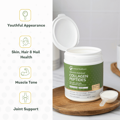 General Healthcare 100% Pure Collagen Peptides Powder 300g
