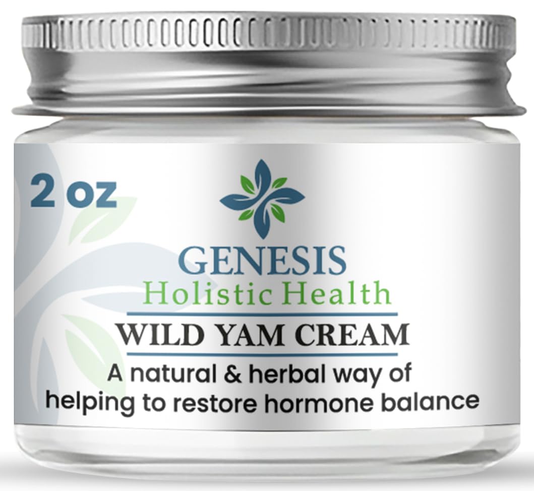 Genesis Wild Yam Root Cream | Organic Balancing Cream for Women – 2oz | Genesis Holistic Health