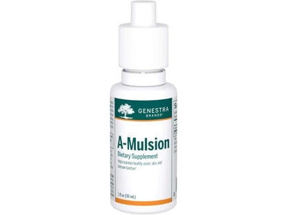 Genestra A-Mulsion Vitamin A Liquid – Immune, Skin, Vision & Bones | 1 fl oz Citrus