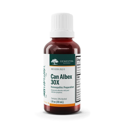 Genestra Can Albex 30X - Candida Albicans Homeopathic Remedy (1 fl oz)
