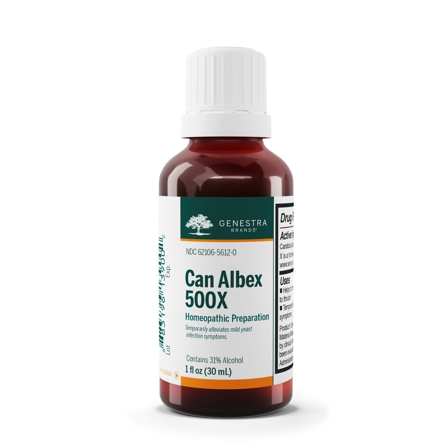 Genestra Can Albex 500X – Candida Albicans Homeopathic Remedy (Liquid, 1 fl oz)