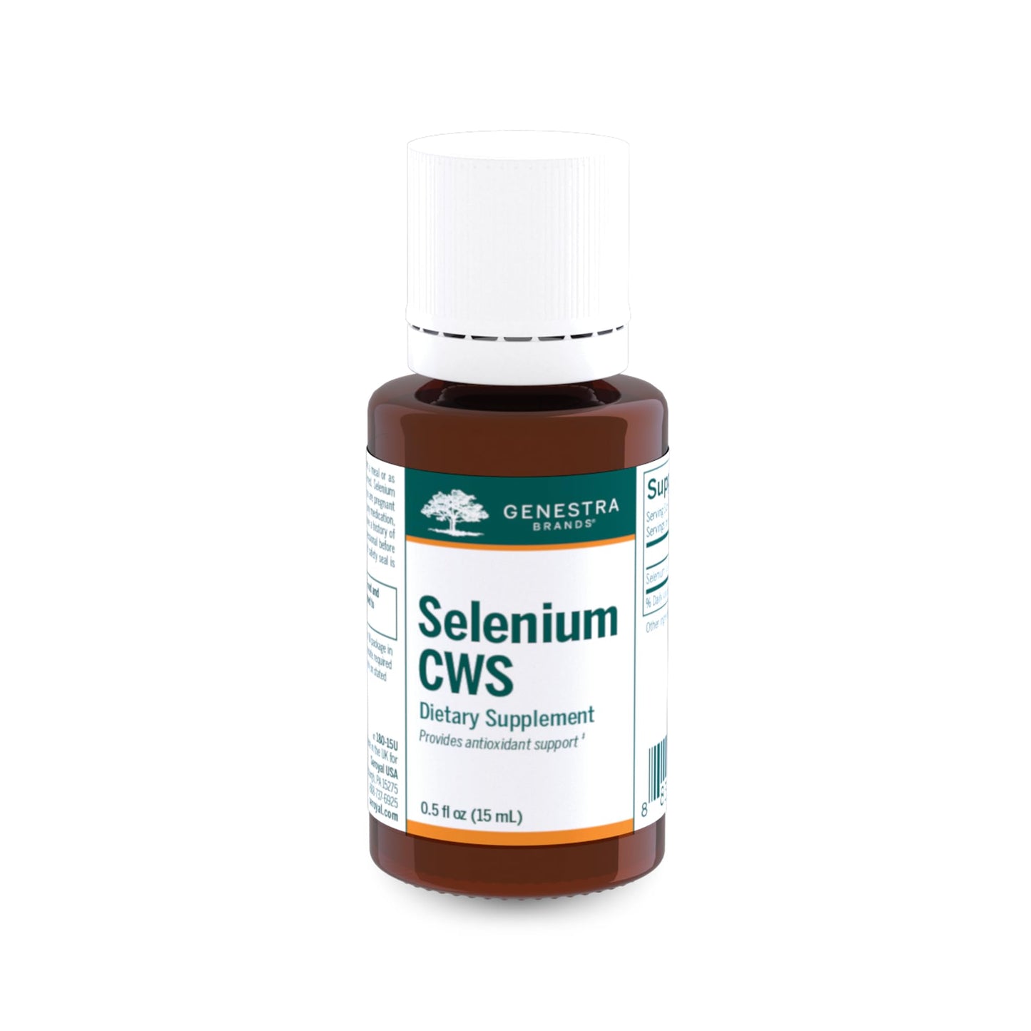 Genestra Brands Selenium CWS | Antioxidant Support & Oxidative Stress Protection | 0.5 fl oz