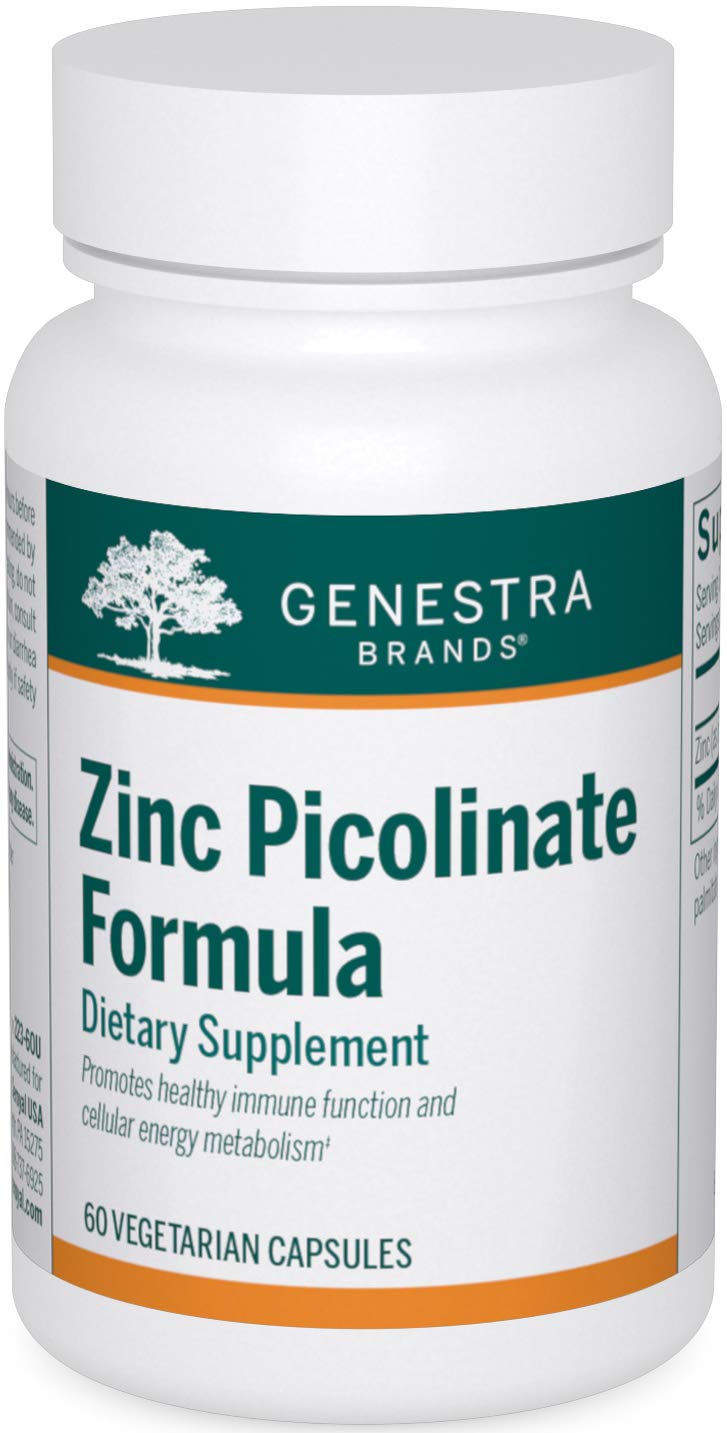 Genestra Brands Zinc Picolinate Formula | Supports Immunity, Skin & Connective Tissue | 60 Capsules