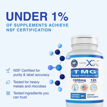 Genex Formulas TMG 1000mg - 360 Capsules | NSF Certified, Gluten Free & Non-GMO BritishVita | Premium UK Vitamins & Wellness Supplements