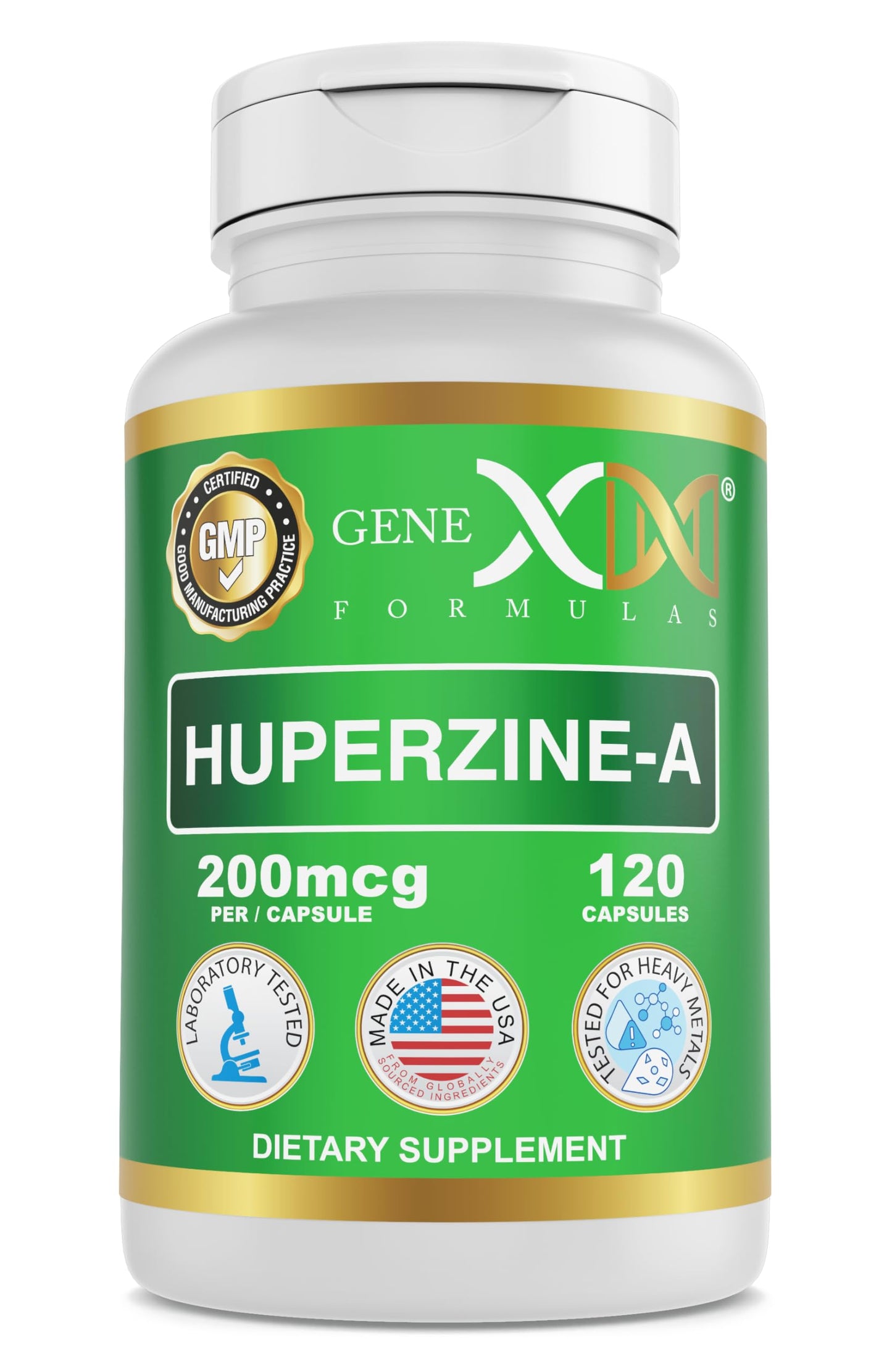 Genex Huperzine A 200mcg (120 Caps) – Nootropic Support