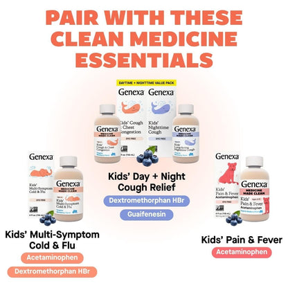 Genexa Kids Cold Crush – Organic Homeopathic Cold & Cough (Ages 4-11)