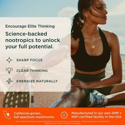 Genius Consciousness Mango Nootropic Powder – Focus & Memory | The Genius Brand BritishVita | Premium UK Vitamins & Wellness Supplements