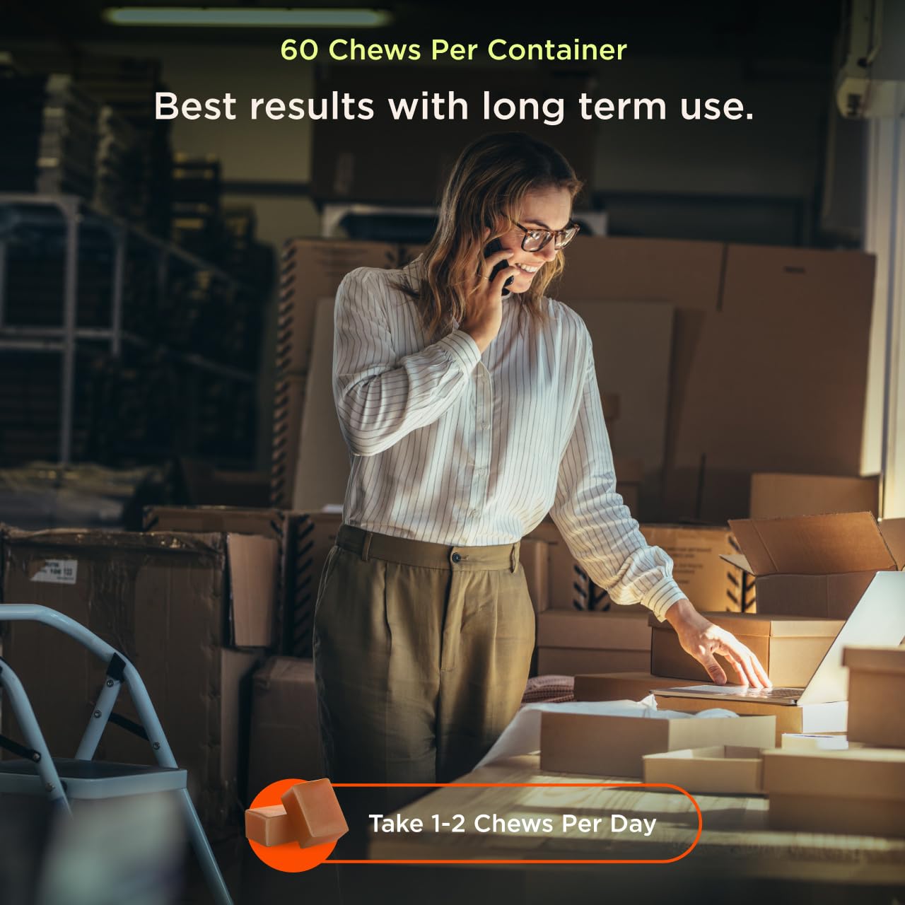 Genius Lion's Mane Soft Chews – Nootropic Focus, Memory, Energy | Salted Caramel