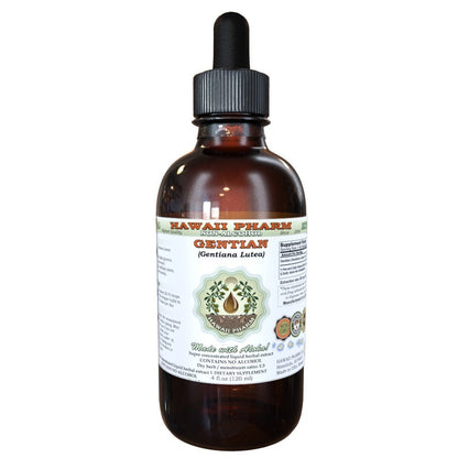 Gentian Alcohol-Free Liquid Extract Organic Gentiana Lutea 2 oz