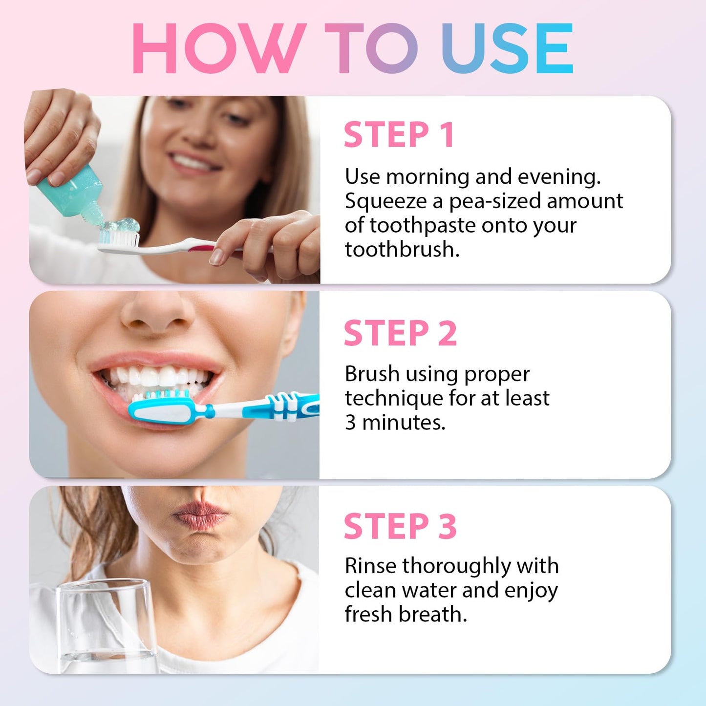 2 Pcs Niacinamide Whitening Toothpaste - Enamel Protection, Fluoride-Free, For Sensitive Teeth