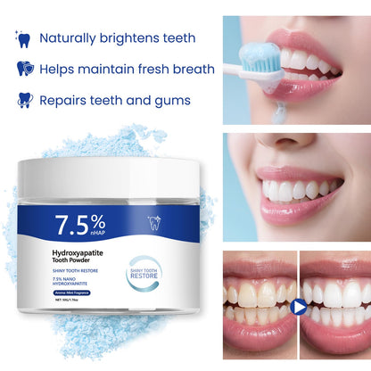 Microcrystalline Hydroxyapatite Toothpaste Powder for Enamel Remineralization